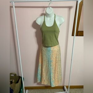 American Eagle Multiway Criss Cross Cropped Tank Top Size Small